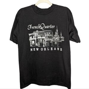 Vintage Hanes Fifty-Fifty New Orleans French Corner street view graphic Men's L